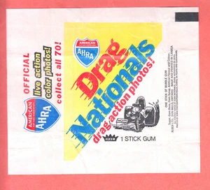 1971 FLEER CANADIAN DRAG NATIONALS WAX WAPPER NM/MT - Picture 1 of 1