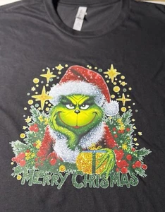 Grinch T Shirt Unisex XL Sparkly - Picture 1 of 1