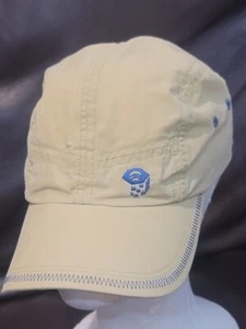 Womens Running Hat Cap Cream Yellow Adjustable Lightweight by Crown - Picture 1 of 7