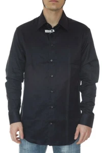 Armani Collections Shirt Mens Blue KCCM5LKCC69 404 Size 39 MAKE OFFER - Picture 1 of 11