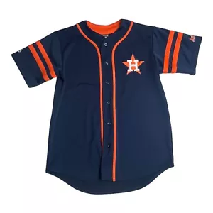 Rare Houston Astros Jersey Nolan Ryan Button Up Cooperstown Collection Medium - Picture 1 of 12