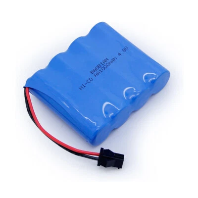 Batería recargable Ni-cd de 4,8 V con cargador USB para coches camiones RC EE. UU. ¡NUEVA! Foto 1 de 4