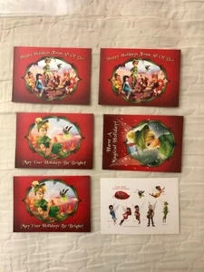 Tinker Bell Christmas Cards and Disney Fairy Stickers - Picture 1 of 1