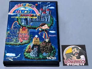 RAINBOW ISLANDS EXTRA SEGA MEGADRIVE GENESIS NTSC-J REG. CARD. - Imagen 1 de 12