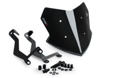 Pantalla deportiva Puig negra nueva generación CF Moto 650NK 2021-2024 Foto 1 de 4