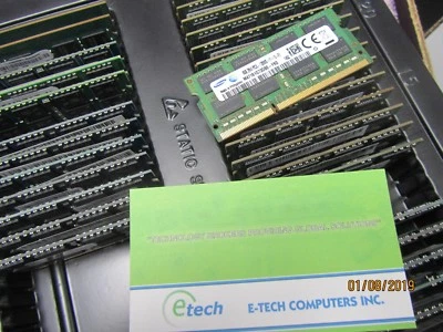 03X6657 – Lenovo 8GB PC3L-12800 DDR3L-1600 SODIMM, OPTION PN 0B47381 - Image 1 of 3