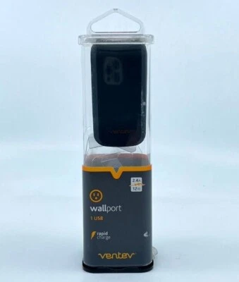 Cargador de pared Ventev con cable Apple Lightning MFi Wallport R1240 cargador de viaje Foto 1 de 2