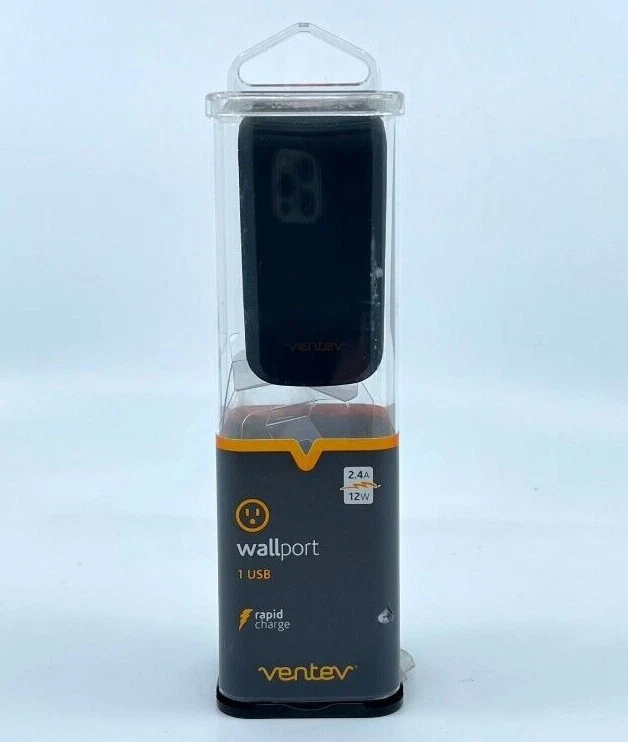 Cargador de pared Ventev con cable Apple Lightning MFi Wallport R1240 cargador de viaje Foto 1 de 2