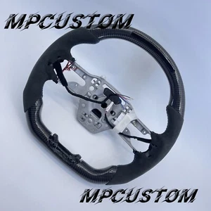 LED Real Carbon Steering Wheel fit For Ford 2024 Mustang GT 2025 Mustang GT - Picture 1 of 7