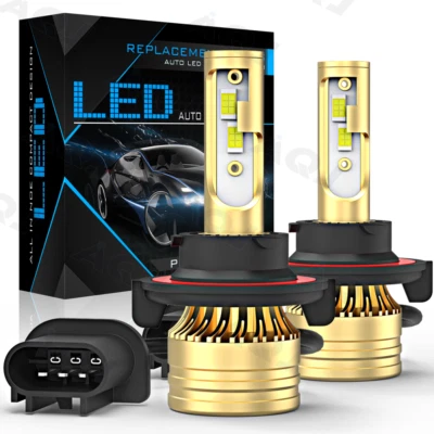 For NISSAN NV200 NV1500-3500 2013-2019 2X 6000K LED Headlight Bulb Hi/Lo Beam Foto 1 de 4