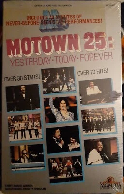 Motown 25 Yesterday Today And Forever (1983, VHS) MGM Big Box FACTORY SEALED IGS - Image 1 of 4