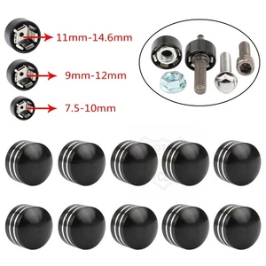 Motorcycle CNC Bolt Cover Schrauben Motor Bolt Topper Caps For Harley Touring FL - Picture 1 of 10