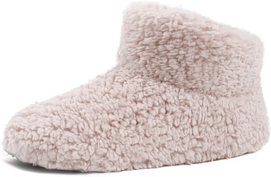 Zapatillas botín mullidas para mujer acogedoras de espuma viscoelástica suela suave zapatos de casa Foto 1 de 1