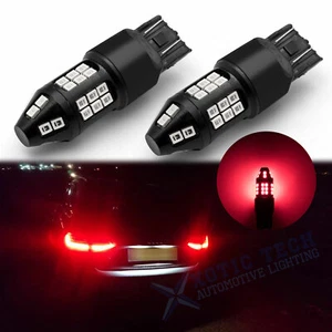 2x Strobe/Flashing Red LED Blinking Brake Tail Lights Bulbs For Honda Civic CR-V - Picture 1 of 12