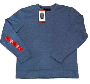 Jachs New York Pullover Fleece Sweatshirt Herren M blau Rundhals weich neu mit Etikett - Bild 1 von 4