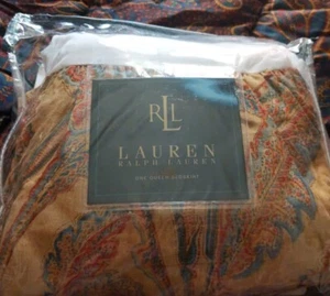 RALPH LAUREN Coco Palm Cotton Queen Bed Skirt NIP - Picture 1 of 6