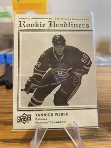 2009-10 Upper Deck Rookie Headliners #RH10 Yannick Weber