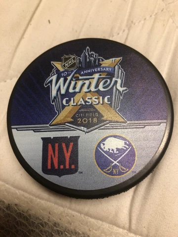 New York Rangers 2018 Winter Classic Mint Puck Cover