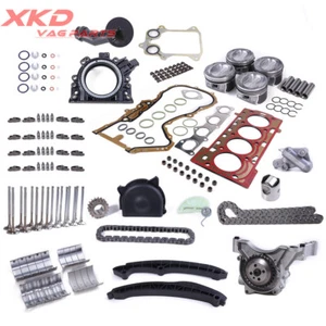 1.4T Engine Gasket Piston Overhaul Rebuild Kit Fit VW Golf Jetta Tiguan CAX - Picture 1 of 11