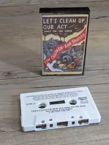 Tom Callinan Ann Shapiro Let's Clean Up Our Act (Cassette 1989 Cannu Yusic) - Foto 1 di 8