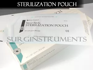 Autoclave 200 PC Premium Sterilization Pouch Bag Self Sealing 5.25" x 10" - Picture 1 of 4