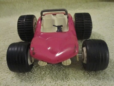 De colección. Buggy de dunas Tonka rosa años 70. Acero prensado, #55340 EE. UU. Foto 1 de 4