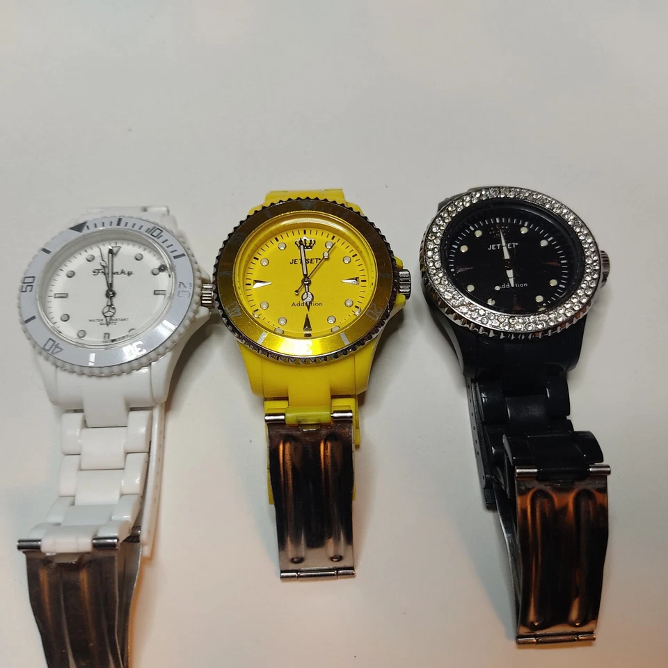 3x RELOJ DE PULSERA Jet Set Quartz   Foto 1 de 1