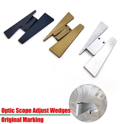 3pcs Optic Leveler Tool Rifle Scope Adjustment Mount Optics Gun Leveling Wedges - Image 1 of 4
