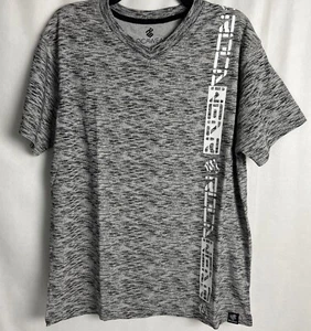 Rocawear Men's T-Shirt Size Large Short Sleeve V-Neck Join The Hustle Gray A15 - Picture 1 of 12