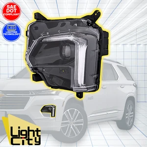 [LED] For 2022-2023 Chevy Traverse w/ LED DRL Projector Driver Headlight LH - Picture 1 of 10