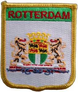 Rotterdam Niederlande Flagge gestickter Aufnäher - LETZTE PAAR - Bild 1 von 5