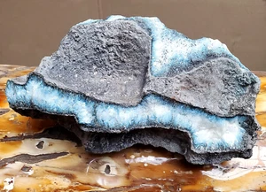 3152 GR Genuie Raw Dumortierite Rough Crystal Blue Ice Mineral Spicemen - Picture 1 of 19