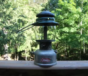 Vintage Coleman Lantern Model 236 Green and Chrome 1967 Original Glass Untested - Bild 1 von 15