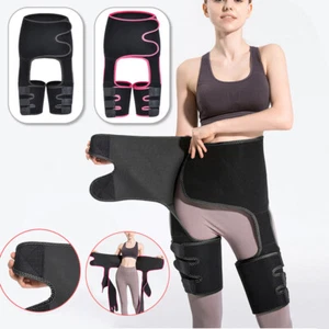 Women High Waist Butt Lifter Thigh Trimmer Body Shaper Belt Sweat Sauna Trainer - Picture 1 of 23