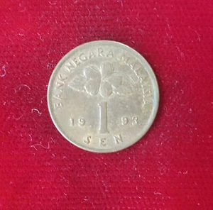 1 Sen .01 Ringgit Malaysia Maleisia 1993 Coin Coin - Picture 1 of 2