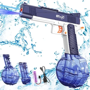 Rechargeable Automatic Electric Water Gun for Adults Kids Electric Squirt 30 ft - Picture 1 of 6