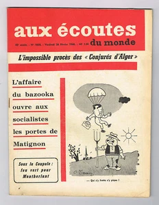 *** Aux écoutes du monde *** n° 1858 (26/02/1960) - Procès des Conjurés d'Alger - Picture 1 of 2
