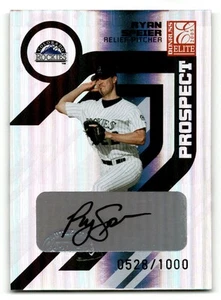 Donruss Elite #177 Ryan Speier #/1000 Colorado Rockies Rookie Auto 2005 - Imagen 1 de 2