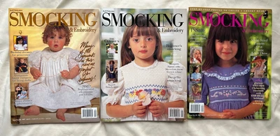 Australian Smocking & Embroidery Magazine 3-lot w/patterns- Like New - Image 1 of 4