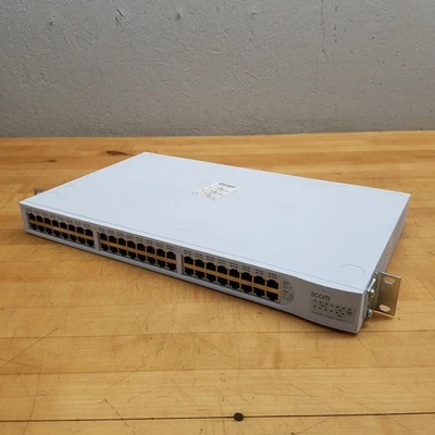 3Com 1720-410-050-4.00 48 Port SuperStack Switch w/ Cascade Module - USED - Image 1 of 4