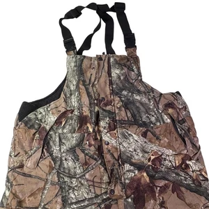 Outfitters Ridge Bib Overalls Mens XL Camo Insulated Hunting Pants Quilted Cargo - Picture 1 of 6