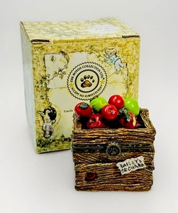 Boyds Schatzkiste Bonbons Apfelkiste Doc McNibble Miniatur 2000 mit Box - Bild 1 von 18