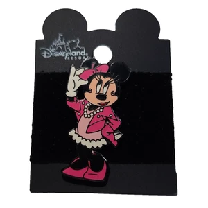 Disneyland DLR Minnie Mouse a Parigi Berretto Perle Spilla 8223 Guanto Rosa Errata Stampa - Foto 1 di 4