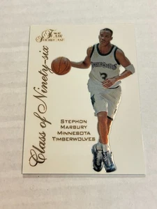 1996-97 Flair Showcase Stephen Marbury Clase de Noventa y Seis Novato #14 SP G3 - Imagen 1 de 2