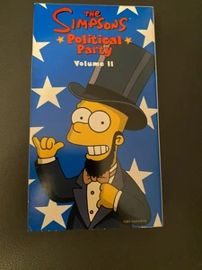 The Simpsons Political Party Vol. 2 (VHS, 2000) • Animation/Fox • Bart Cover - Picture 1 of 5