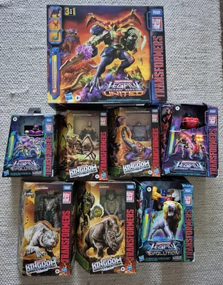 Transformers Scorponok Inferno Blackarachnia Magmatron Leo Prime Rhino Beast War - Image 1 of 4