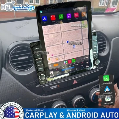 Radio estéreo GPS de 9,7" para Hyundai Grand i10 2014-19 Apple Carplay Android 15 Foto 1 de 4