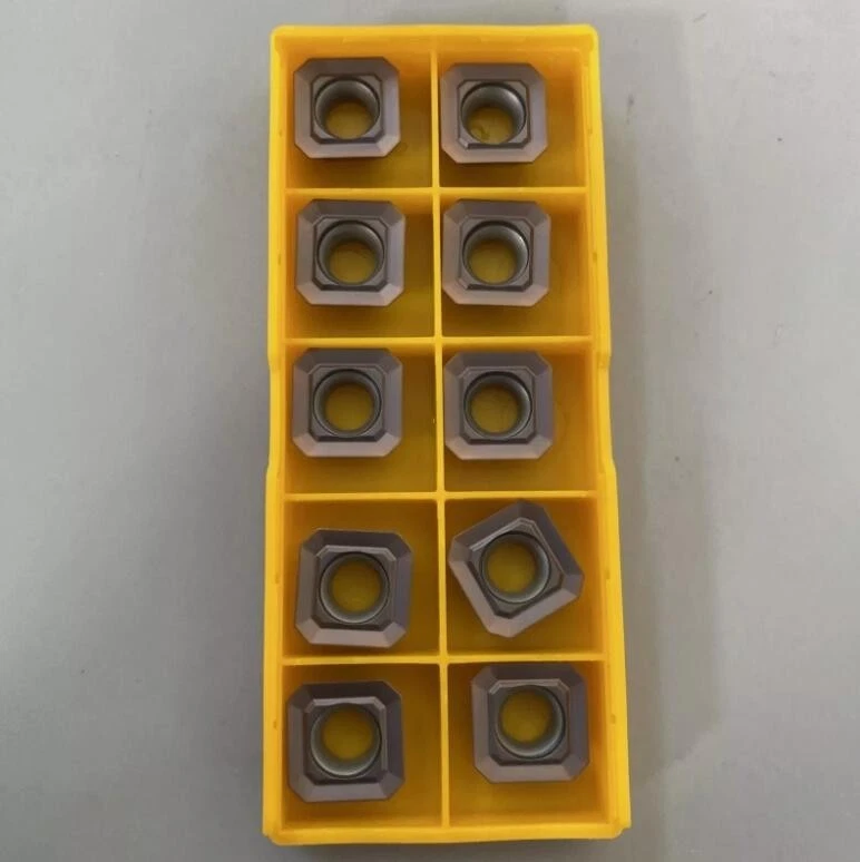 ORIGINAL BRAND 10 PCS SEKT1204AFTN-FK CNC carbide milling insert SEHT 1204 For KM12