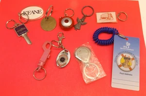 Lot Of 10 Keychains Fobs - St. Jude, Union Home Mortgage, Keane, Angel - Picture 1 of 3