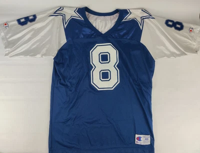 Camiseta Troy Aikman CAMPEÓN Dallas Cowboys Azul NFL De Colección Para Hombre Talla 48 Foto 1 de 4